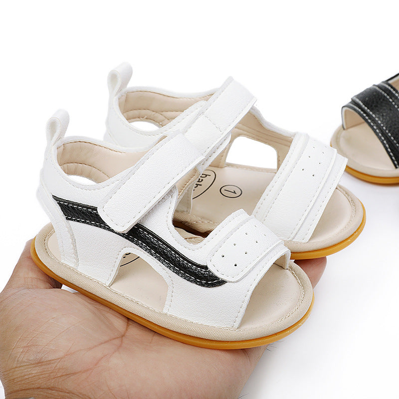 Baby Summer Sandals, Adjustable Grippy Textured Sole