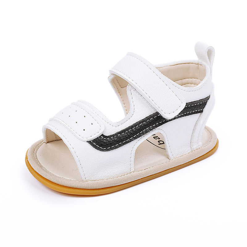 Baby Summer Sandals, Adjustable Grippy Textured Sole