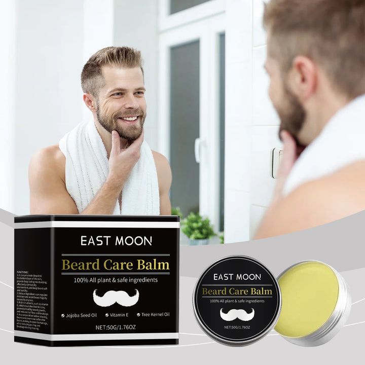 Men's Beard Balm for Soft, Nourished, Healthy Shine