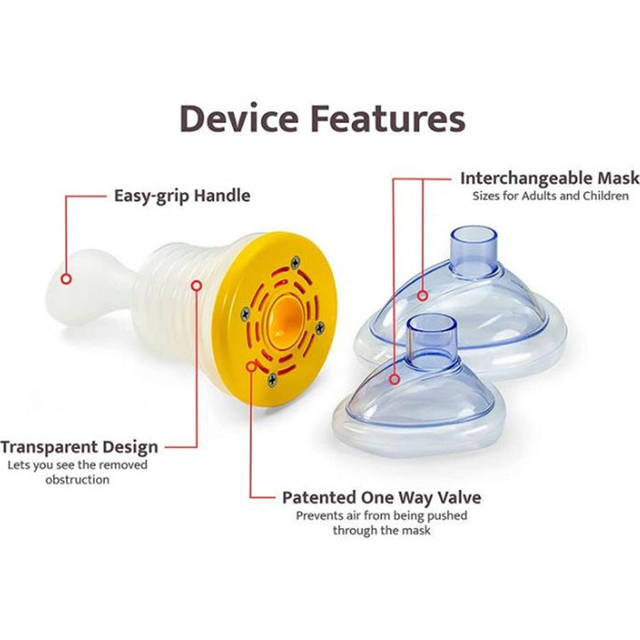 Choking Rescue Device — Strong Suction for Critical Airway