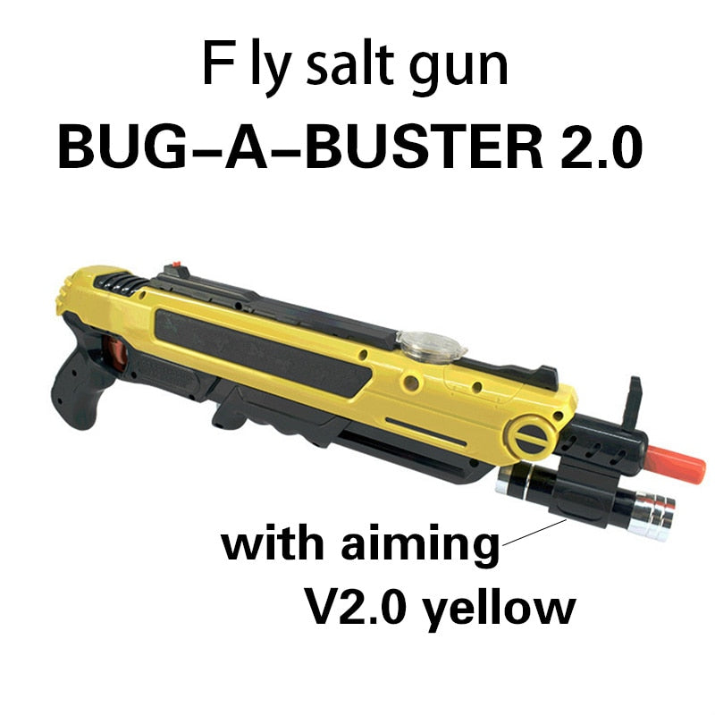 Salt Gun Bug Blaster for Close-Range Indoor Fly Control