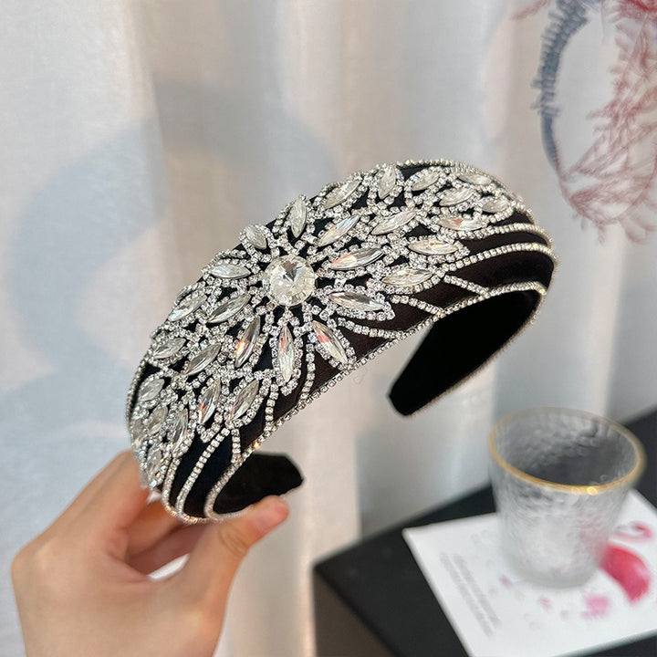 Baroque Rhinestone Headband for Glamorous Event Style