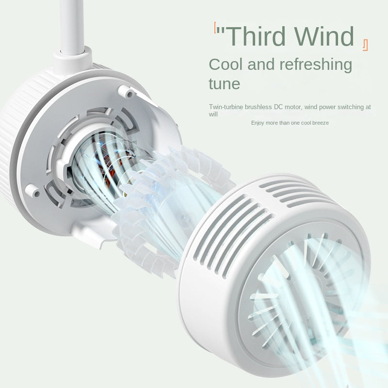 Hands-Free Foldable Neck Fan for Hot Commutes & Sports