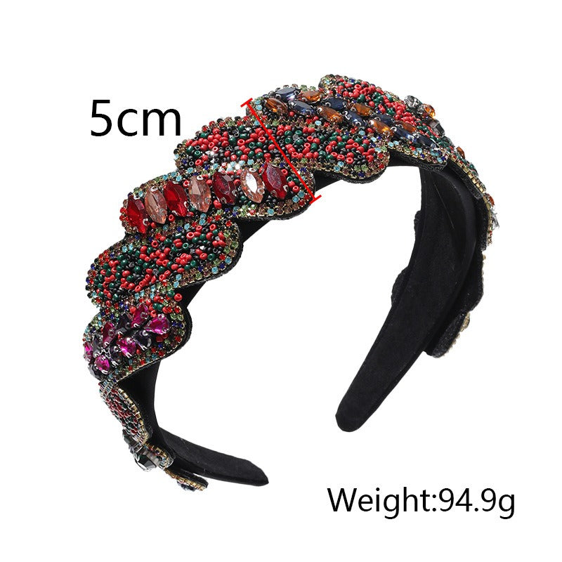 Jeweled Hair Hoop for Instant Glamorous Occasion Style