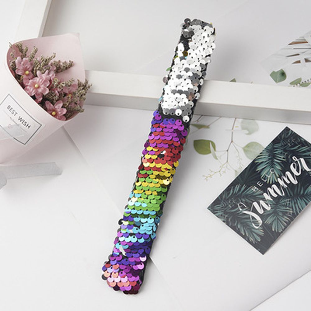 Mermaid Sequin Slap Bracelets for Kids’ Dress-Up Fun
