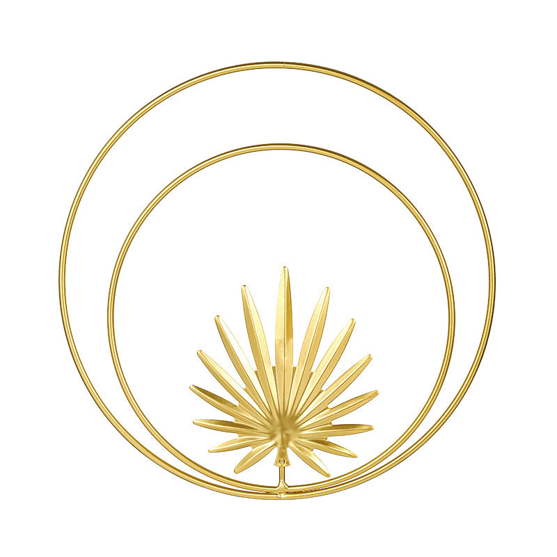 Gold Metal Wall Art for Elegant Nordic Interior Decor
