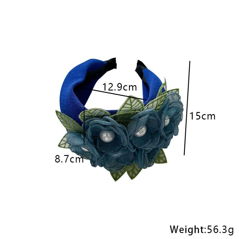 Handmade Floral Headband for Romantic Statement Style