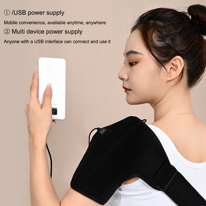 Shoulder & Knee Heated Massage Brace — Relief with Heat