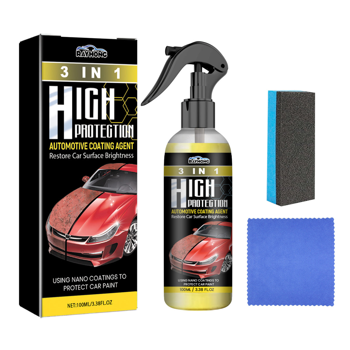 Car Paint Coating Spray for Glossy Paint Protection