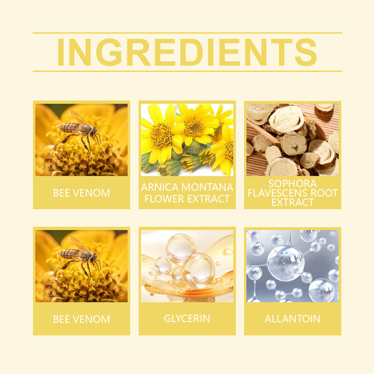 Bee Venom Joint Cream for Soothing Massage Relief