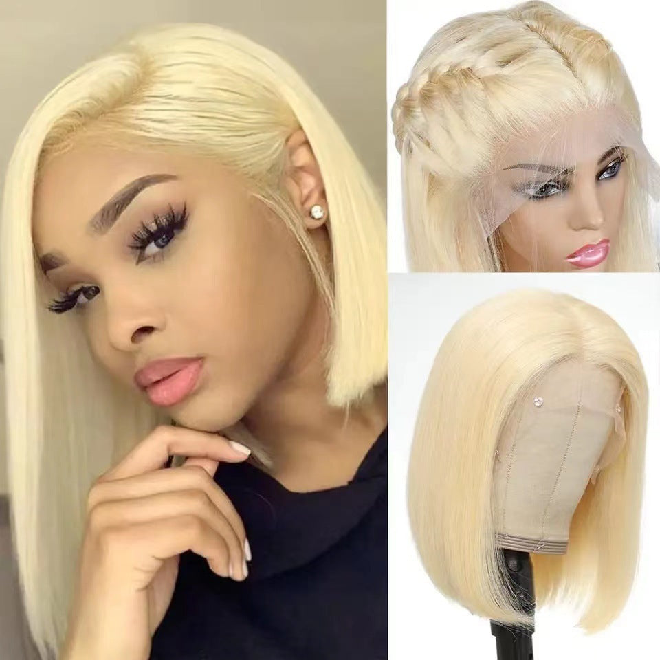 Lace-Front Bob Wig With Natural-Looking Pre-Plucked Hairline