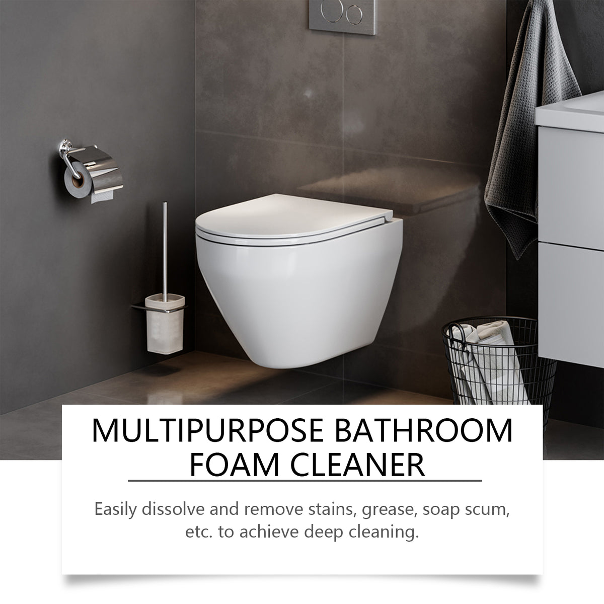 Bathroom Foam Cleaner for Soap Scum and Scale