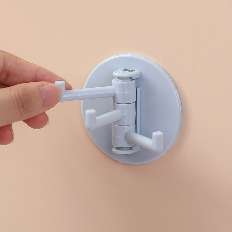 Rotating Wall Hooks for Bathroom Towels, Punch-Free