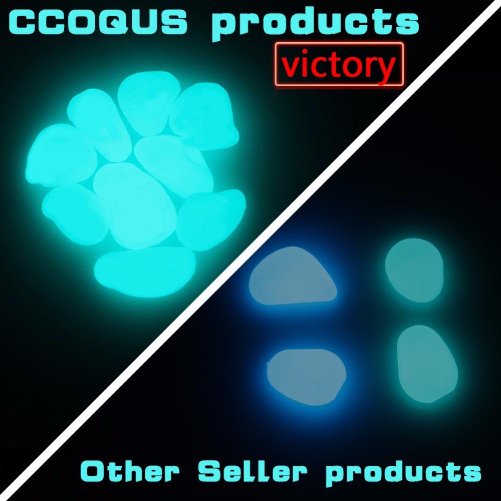 Glow in the Dark Garden Pebbles 100 Pack for Paths