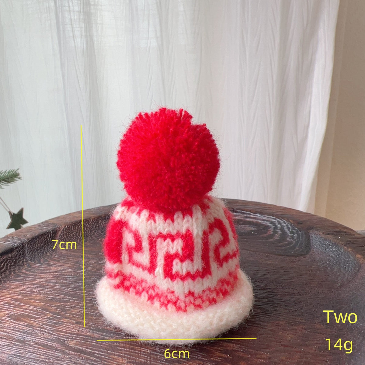 Mini Christmas Wine Bottle Hats Set of 4 Decorations