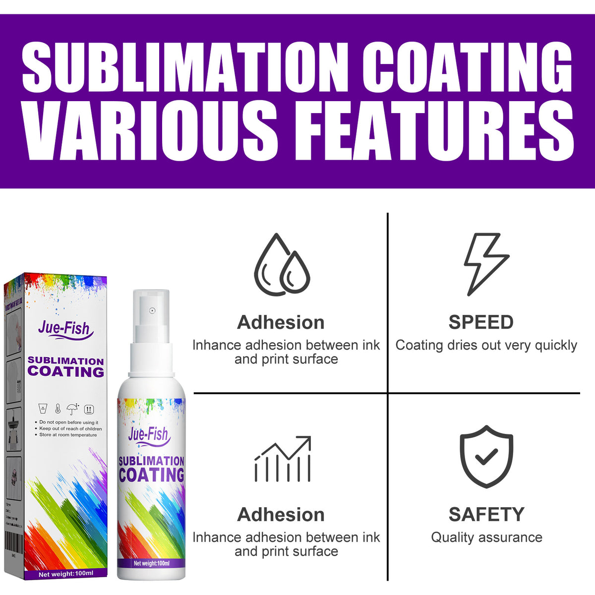 Sublimation Coating Spray for Glossy, Durable Prints