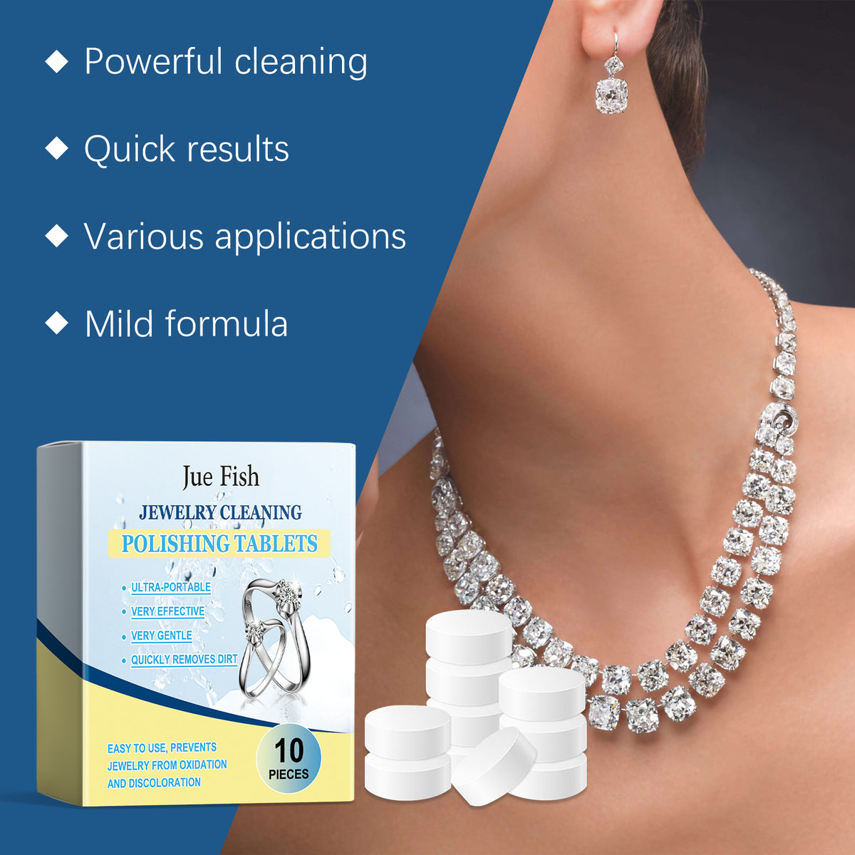 Jewelry Cleaning Tablets for Gentle, Lasting Sparkle