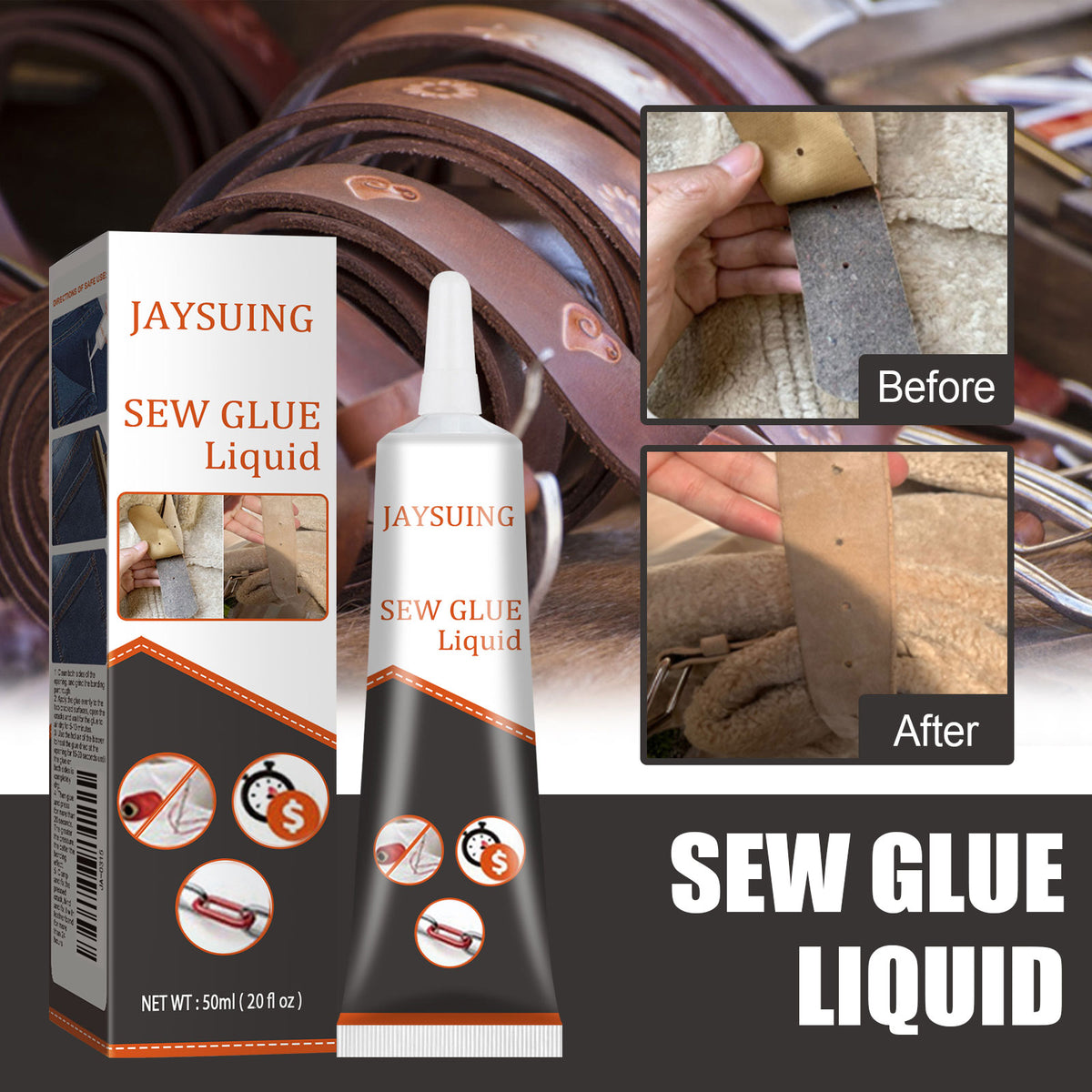 Fabric Glue for Clothing & Shoes | Fast No-Sew Repairs