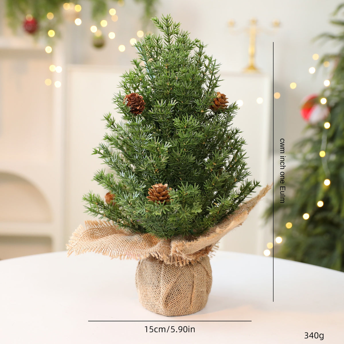 Mini Christmas Tree Decoration for Small Space Decor