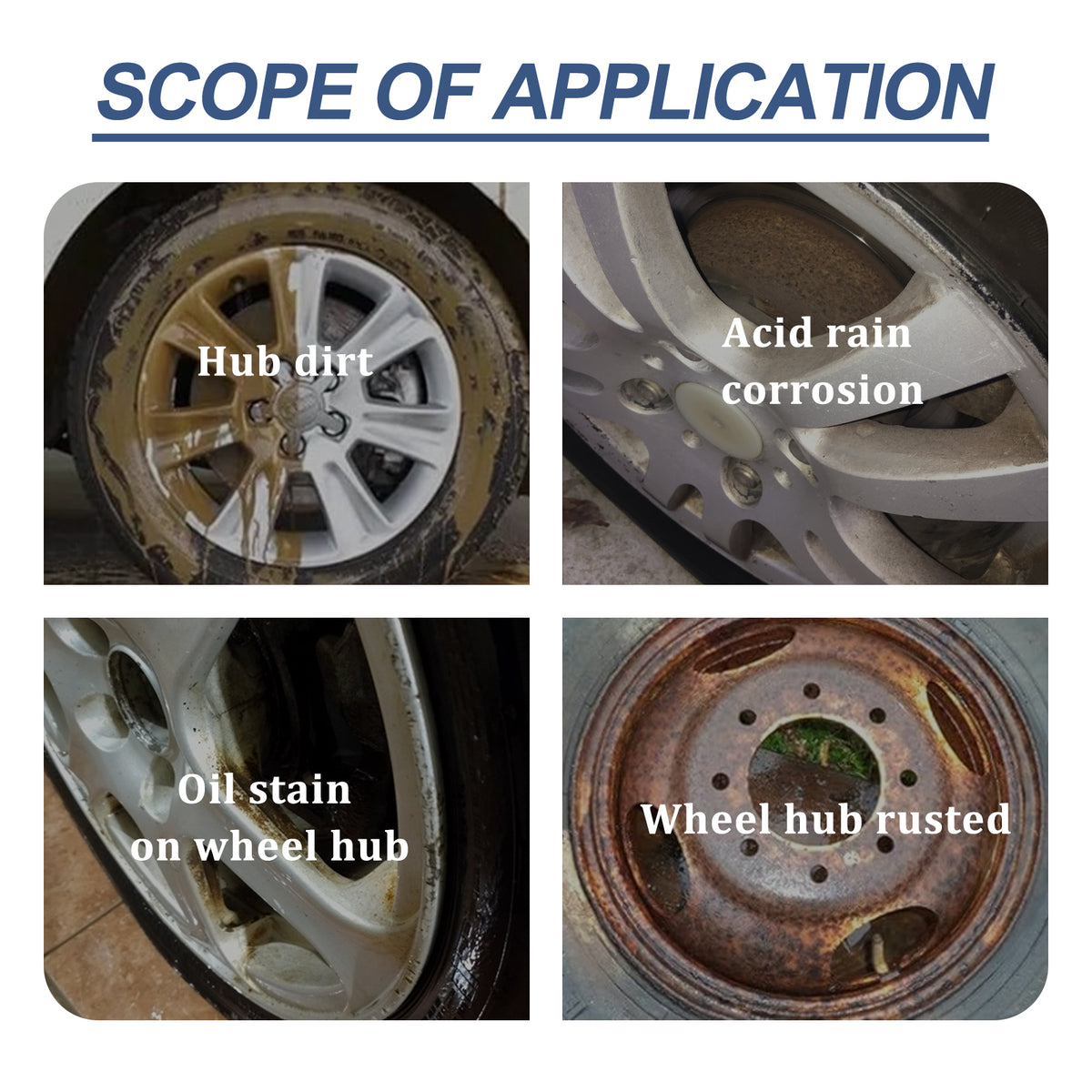 Wheel Cleaner Spray for Brake Dust and Road Grime