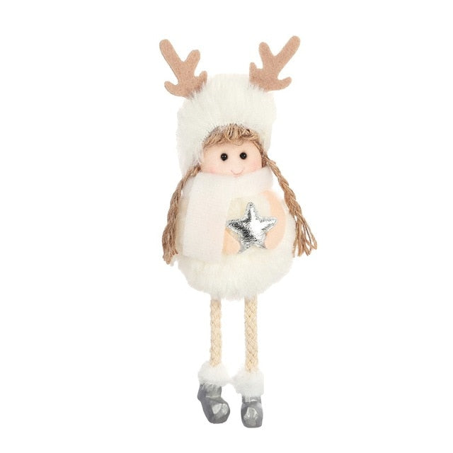 Plush Christmas Hanging Ornaments for Cozy Holiday Charm