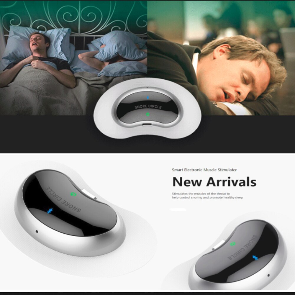 Smart Snore Stopper Biosensor — Stop Snoring & Track Sleep