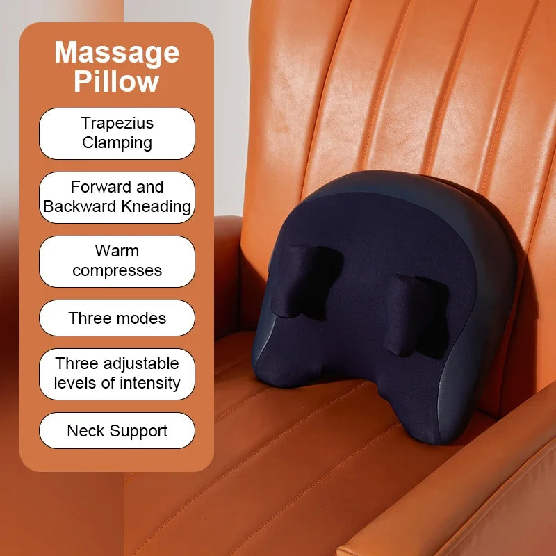 Neck Shoulder Massage Pillow for Car and Office Chair