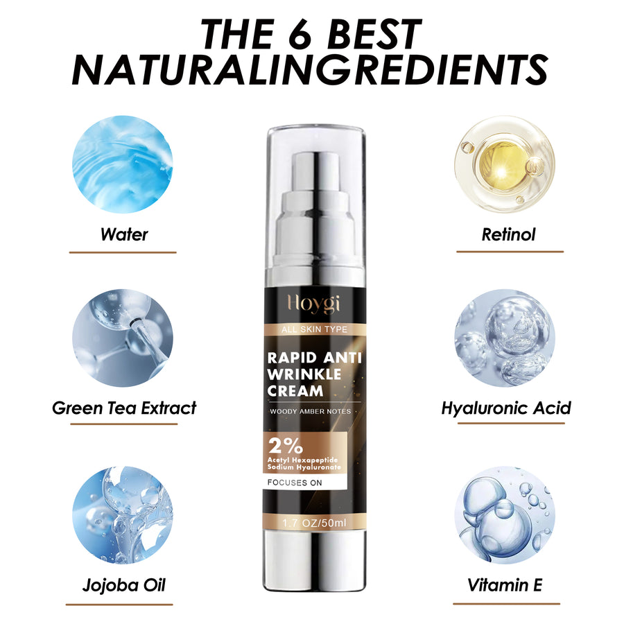 Rapid Anti-Wrinkle Cream With Acetyl Hexapeptide 2%