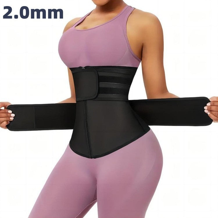 Waist Trainer Belt – 6x Sweat, Hourglass Shape & Belly Fat