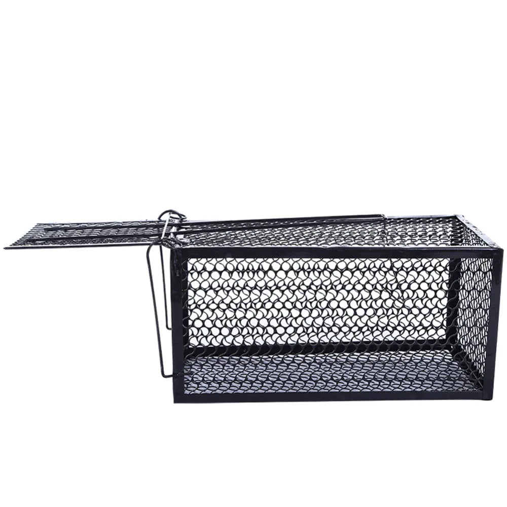 Self-Locking Live Mouse Trap Cage: Catch Mice & Rats