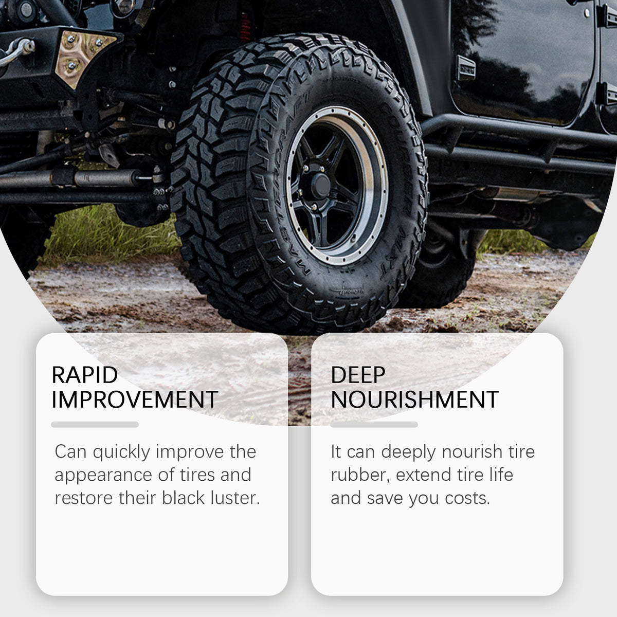 Tire Repair Glue for Sidewall Scuffs and Scratches