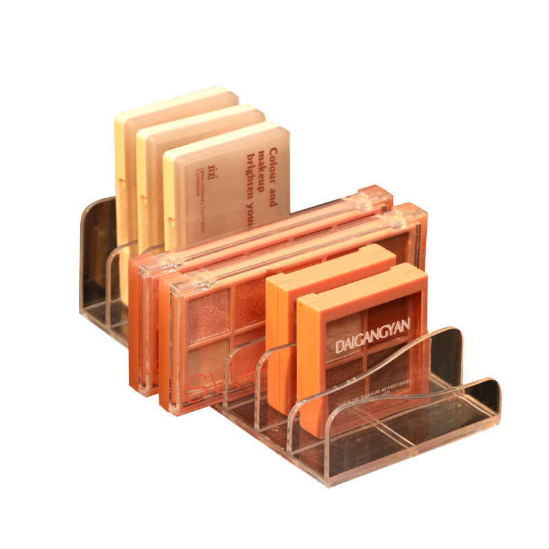 Eyeshadow Palette Rack, Clear Acrylic Upright Storage
