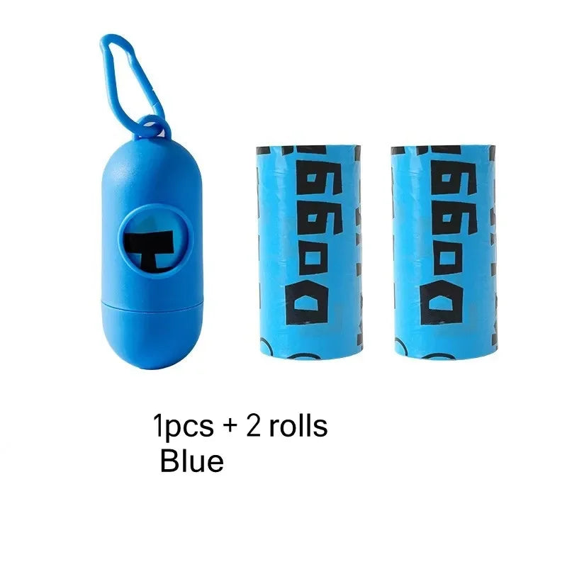 Dog Poop Bags with Dispenser for Easy Walk Cleanup