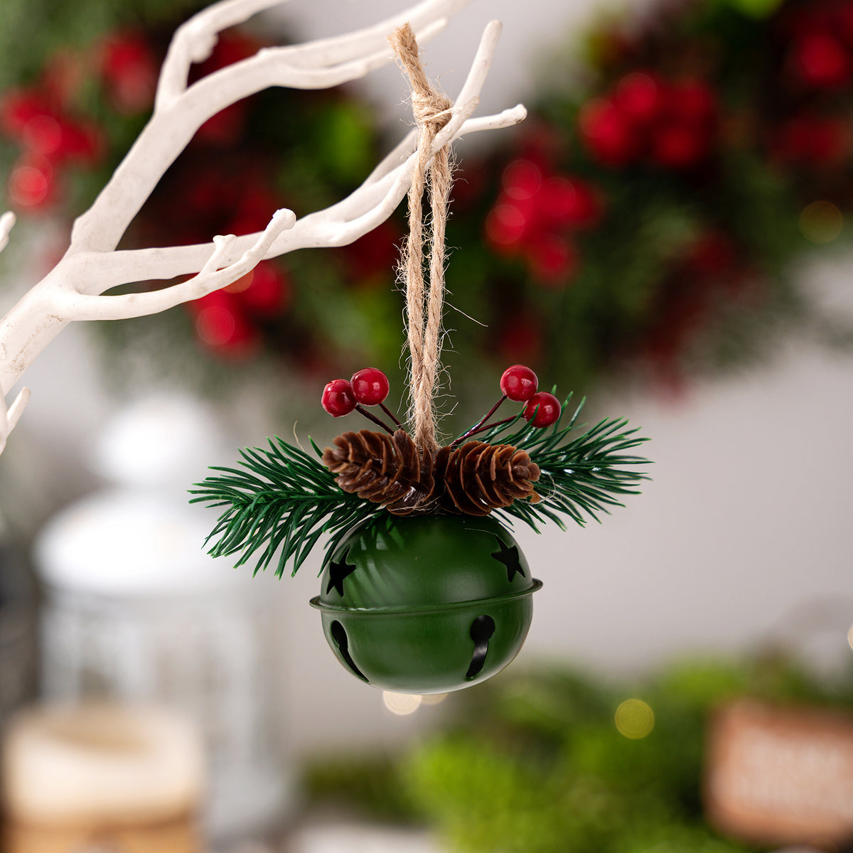 Christmas Bell Ornaments for Rustic Holiday Displays
