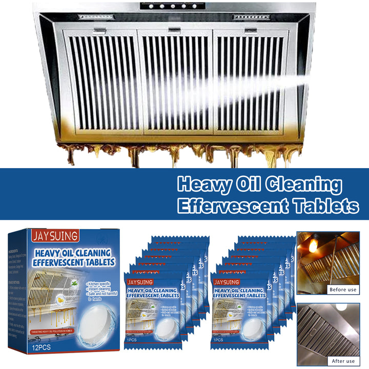 Kitchen Grease Cleaning Tablets for Range Hoods & Filters