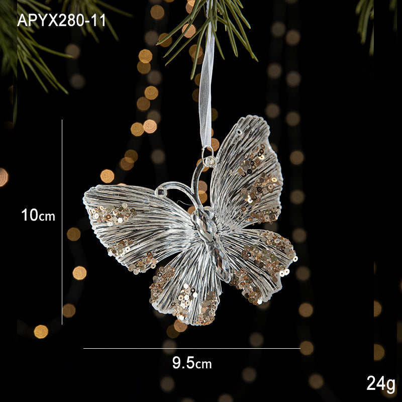 Acrylic Christmas Ornaments for Sparkling Tree Decor