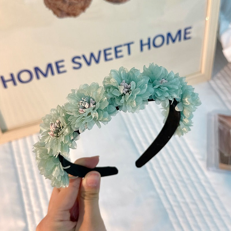 Floral Headband Hair Hoop for Romantic Statement Style