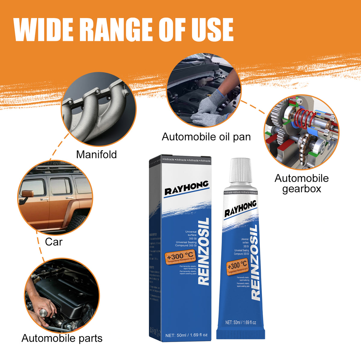 Engine Sealant for High-Temperature Oil Leak Repair