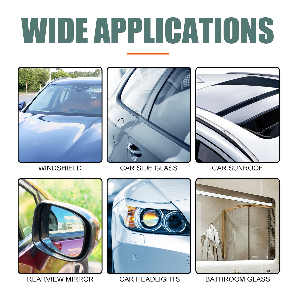 Car Glass Anti-Fog Hydrophobic Coating Spray 100ml