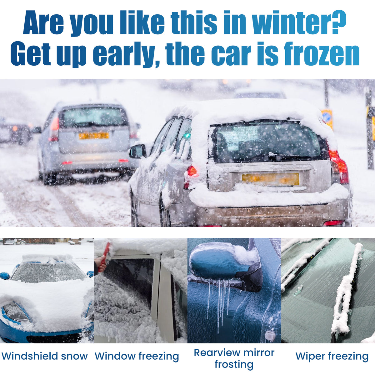 Rayhong Snow Remover Spray – Melts Car Ice Fast
