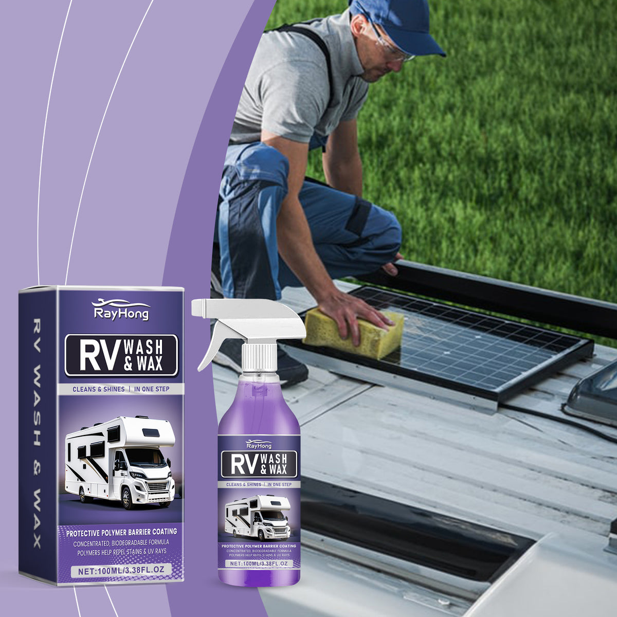 Motorhome Cleaning Solution with UV Protection & Shine