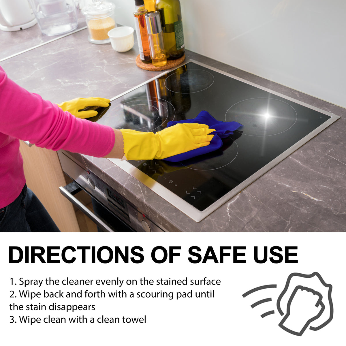 Kitchen Degreaser Spray for Tough Grease & Stains