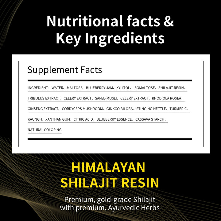 Himalayan Shilajit Extract Syrup — Caffeine‑Free