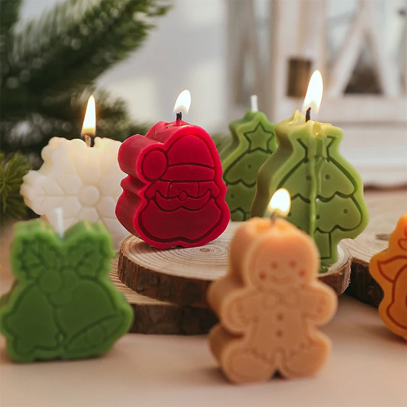 Christmas Candle Set for Festive Holiday Home Decor