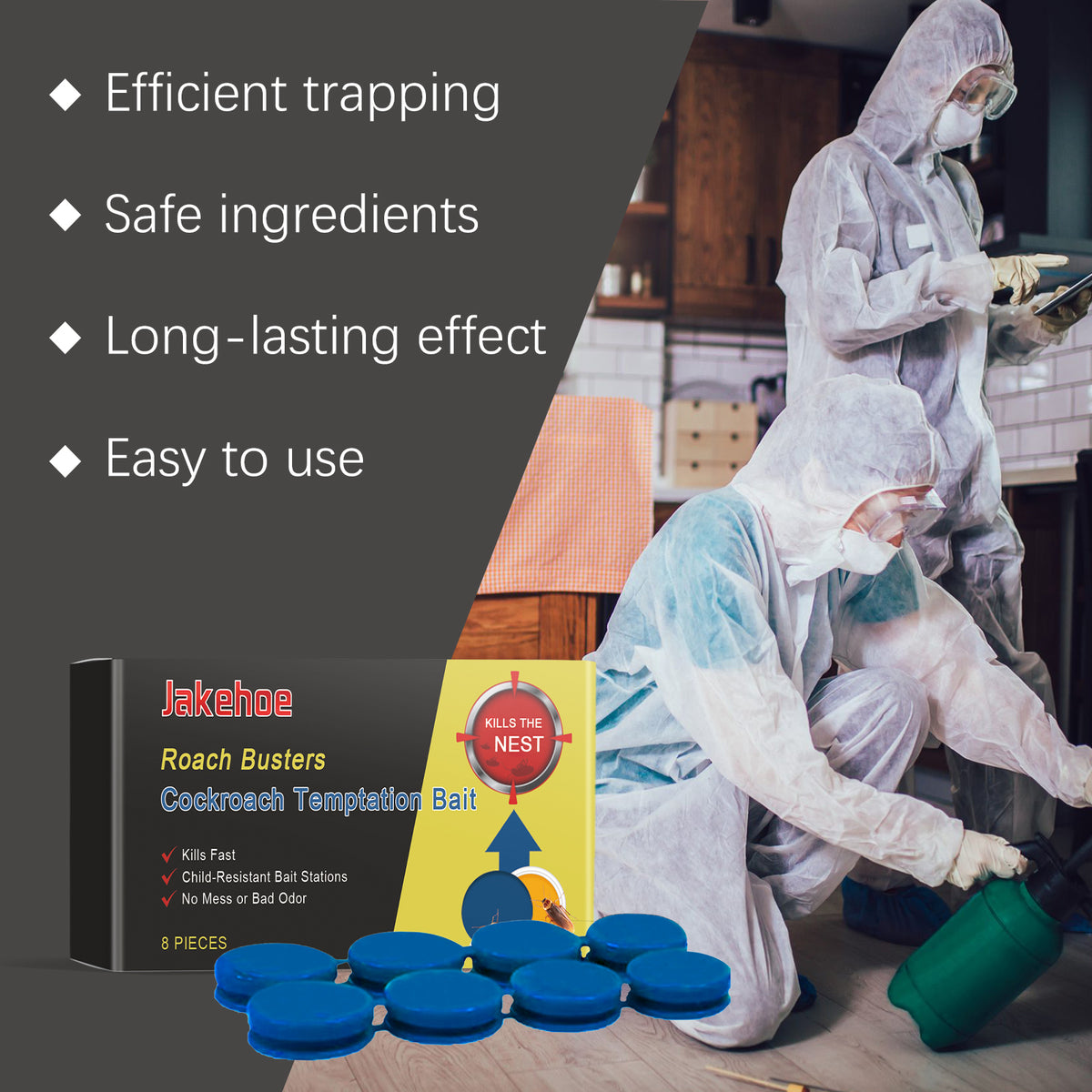 Cockroach Bait Stations for Fast, Mess-Free Control