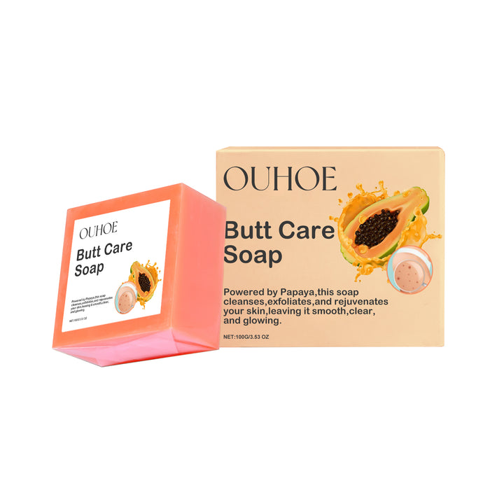 Papaya Butt Care Soap for Smooth, Soft Buttocks Skin