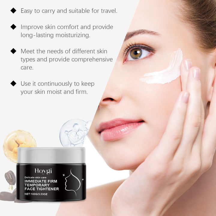 Face Firming Cream for Temporary Skin Tightening Care