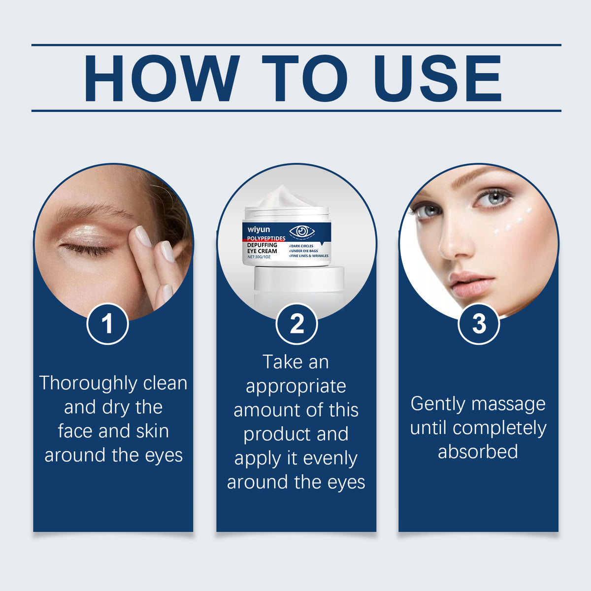 Eye Cream for Dark Circles, Puffiness & Fine Lines