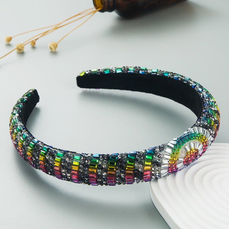 Crystal Hair Hoop for Elegant Occasion Hair Styles