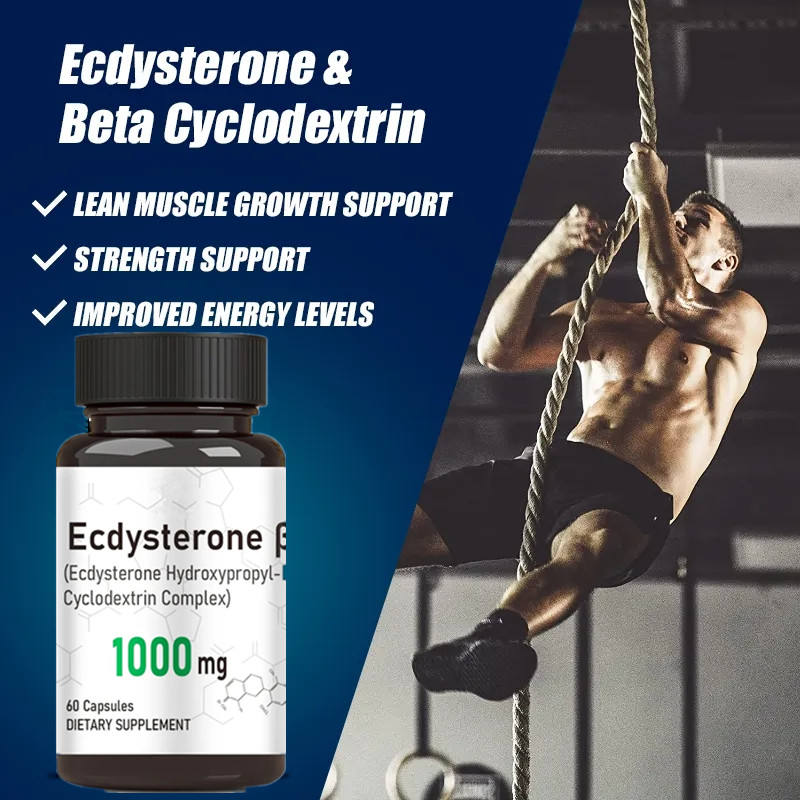 Ecdysterone Capsules — 1000mg Lean Muscle Growth & Strength